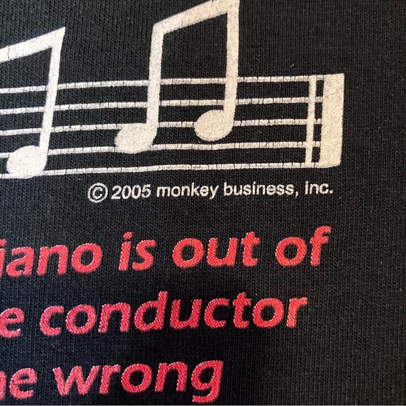Jesus Said Shirt Make Music Adult Size Medium Musician 2005 Monkey Business - Picture 4 of 5